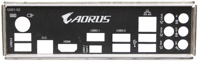 Gigabyte Z370 Aorus Ganimg 3 - Blende - Slotblech - IO Shield   #306120