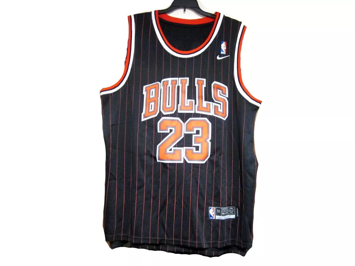 Nike Bulls #23 Michael Jordan Black Gold NBA Swingman Limited