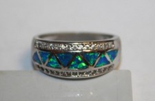STERLING SILVER NAVAJO RING SIZE 8.25 FREE SHIPPING
