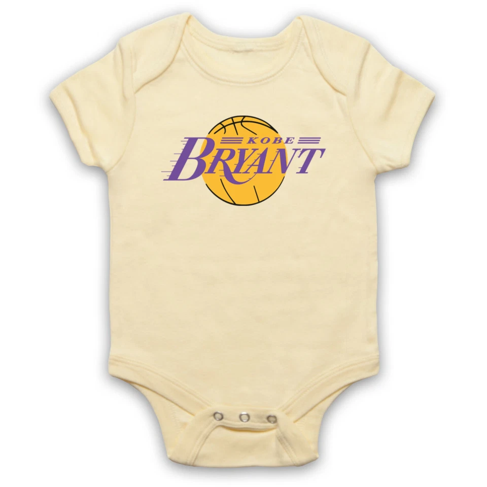 THE GUNS OF BRIXTON KOBE BRYANT LA STYLE LOGO ICON BASKETBALLER 24 MAMBA BABY GROW BABYGROW GIFT