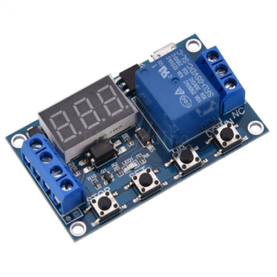NEW 5V Micro USB LED Automation Delay Timer Control Switch Relay Module Display