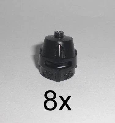 LEGO Castle - 8x Ritter Helm mit Sehschlitz - Helmet Knight Burg 89520 70404