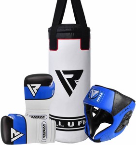 rdx 25 lb punching bag kids cardio strike standing boxing punch