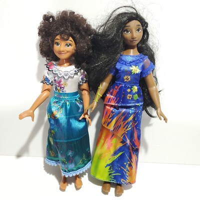 Disney Encanto 2 Doll Set Mirabel & Isabela Action Figures w/ Dress Toys Kids