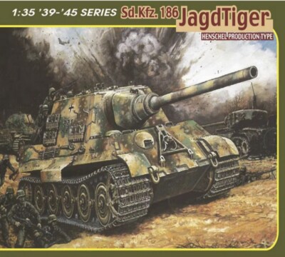 DRAGON 6991 1/35 39-35 Series Sd.Kfz 186 Jagdtiger Henschel