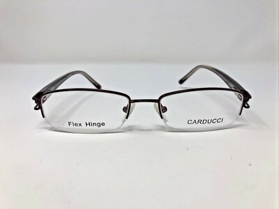 CARDUCCI Eyeglasses Frames CD7004 53-18-135 Burgundy Half Rim GQ77