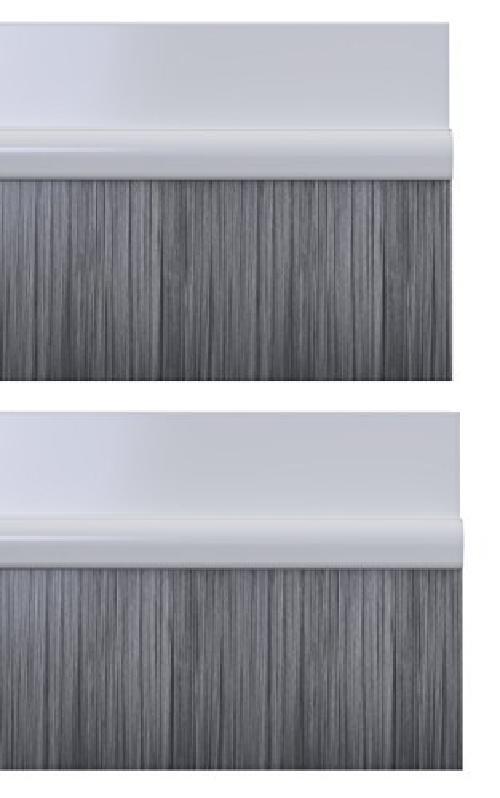 STORMGUARD 02AM0031000W BDS-Guarnizione autoadesiva per Spazzola per Porta, Bian