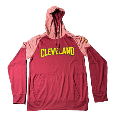 Fanatics NBA Cleveland Cavaliers Wine Pullover Hoodie Men s Size Medium NWOT