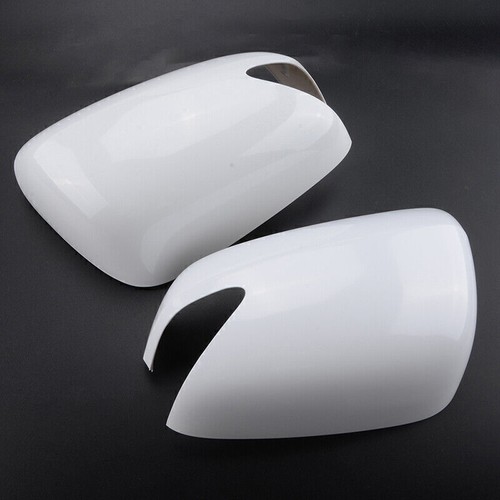 RH+LH Side Rear Mirror Cover Caps For Honda Fit Jazz 2009 2010 2011 2012 2013 2X - Foto 5 di 6