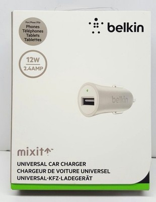 Belkin F8M730btSLV MIXIT Metallic USB Car Charger for Apple and  