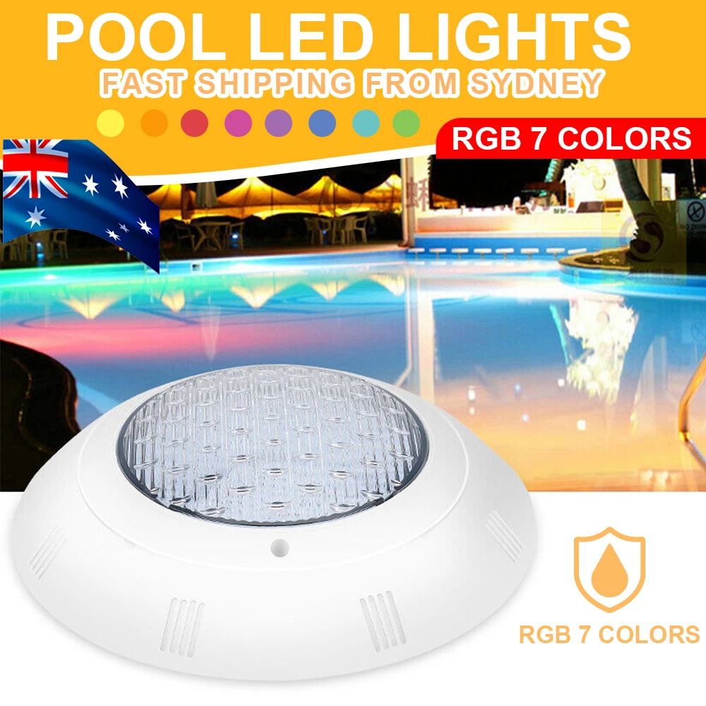 12v led color changing pool light deals