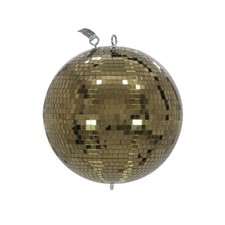 Eurolite Gold Spiegelkugel Mirrorball 30cm 300mm Glitzerkugel Lichteffekt Disco
