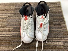 Nike Air Jordan VI 6 White Infrared Retro 2013 BG GS 384665-123 Youth Size 6Y