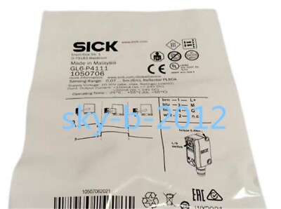 1 pcs NEW IN BOX SICK photoelectric switch sensor GL6-P4111 1050706