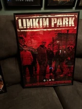 LINKIN PARK 2001 promotional poster 18 x 24 Red 