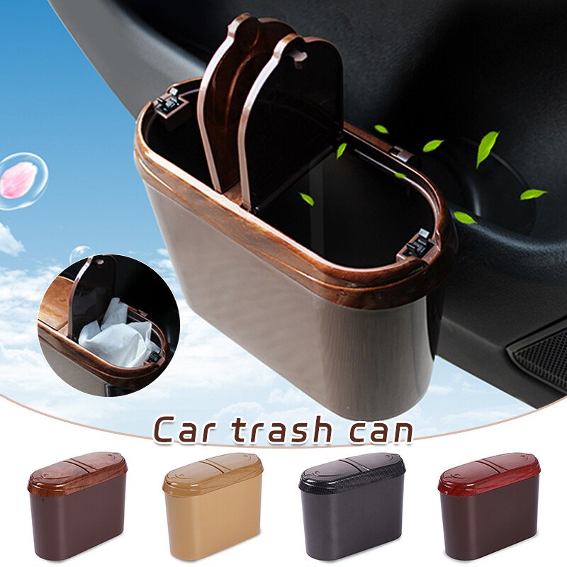 Car Garbage Bin Auto Suspended Garbage Bin Bin Bag Storage Box Car Accessories