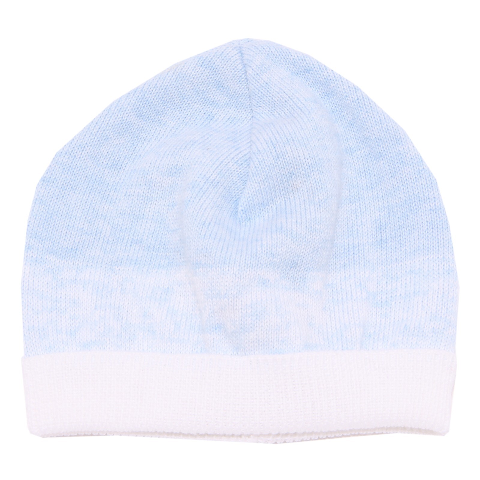 4646X шапочка для мальчика cappello bimbo BABY GRAZIELLA белая/светло-голубая хлопковая шапочка для мальчика