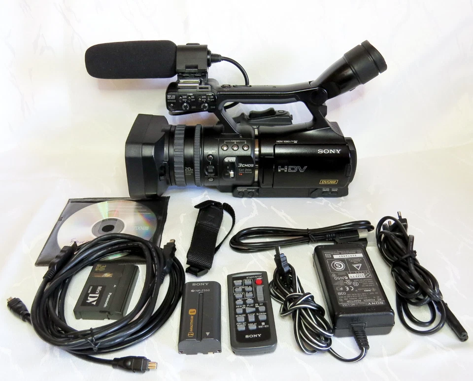 Sony HVR-V1E 3CMOS Full HD Professionellen HDV1080i, MiniDV, DVCAM Camcorder - Bild 2 von 4