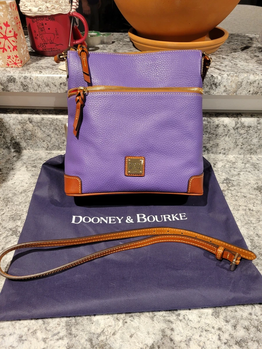 Dooney & Bourke Wexford Smooth Leather Crossbody Color Purple NWOT