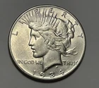 1934 S PEACE DOLLAR AU DETAILS