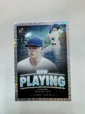 2020 Donruss- GAVIN LUX #NP-9 (RC,SILVER VECTOR) Los Angeles DODGERS