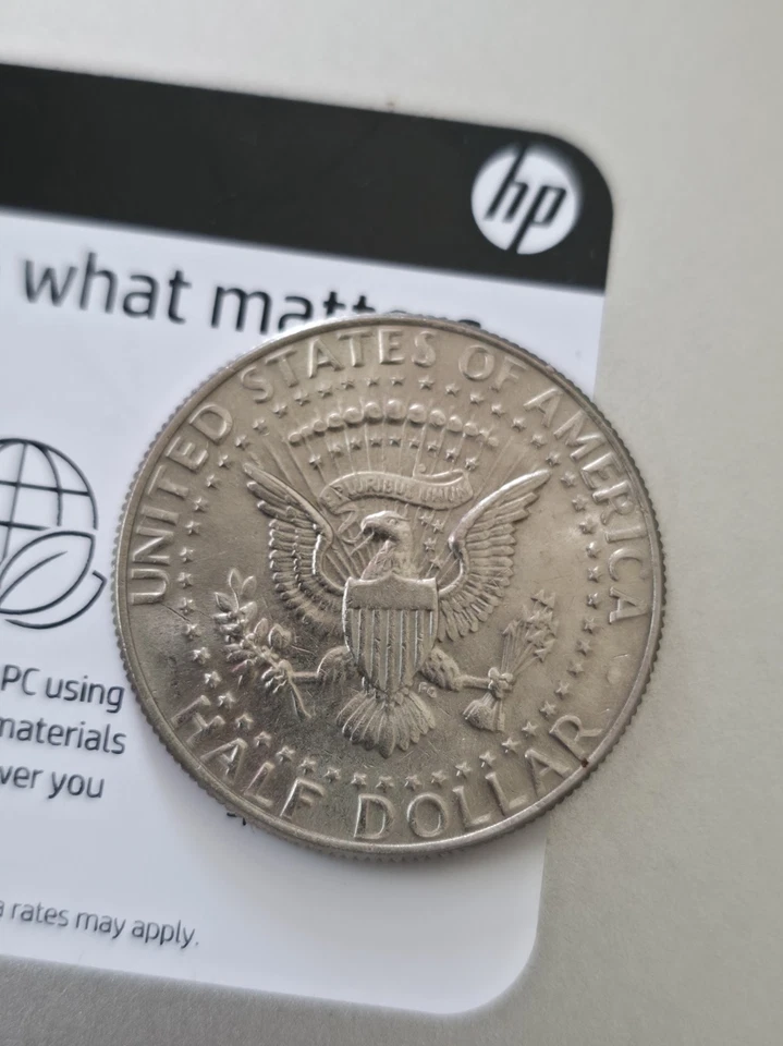 1988 P 50C Kennedy Half Dollar Coin RARE! - Image 2 of 2