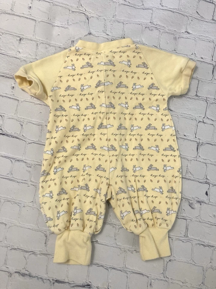 De Colección Infantil Recién Nacido - 3 Meses Gymboree Layette Unisex Conejo 1998 Una Pieza Foto 3 de 4