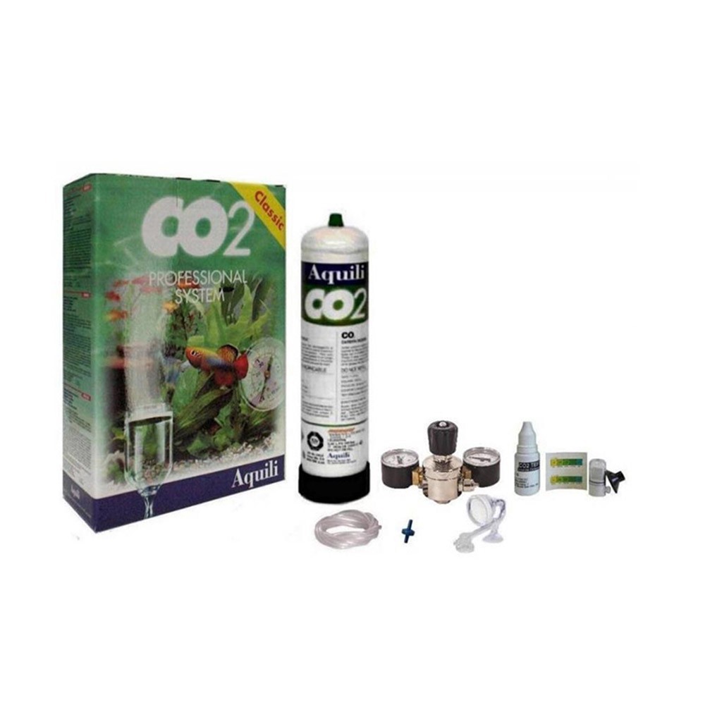Aquili Impianto CO2 Professional per Piante Acquatiche Rigogliose