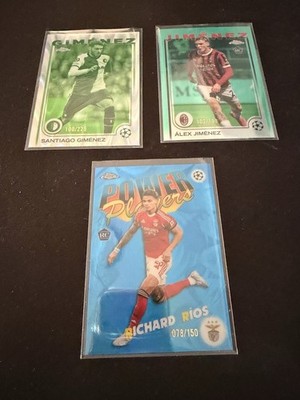 Topps Chrome UEFA 2024/25 Konvolut RC /150 /199 /225 Giménez Jiménez Ríos