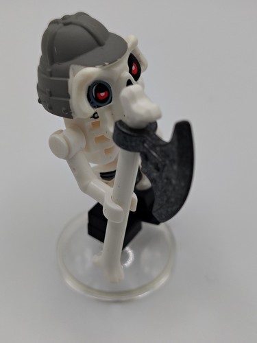 Lego Ninjago Kruncha Minifigure The Golden Weapons Skeleton with Bone Axe - Picture 2 of 6