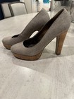 Nine West 9.5m Platform Heels. Ample Style. Cork Accent. Thick Heel. — photo 2