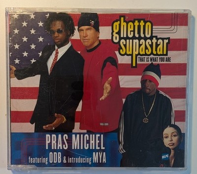 Pras Michel (ODB & Mya) - ''Ghetto Supastar'' UK 3-trk CDS (1998)
