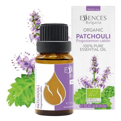 Essences Bulgaria Organic Patchouli Essential Oil 0.51 Fl Oz (Pack of 1)