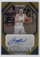2024 Panini Prizm Draft Picks Legacy Signatures Gold 7/10 Sam Hauser Auto 0x0e