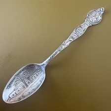 Ramona Marriage Old San Diego CA Souvenir Spoon Sterling Silver, 5 1/2&rdquo; Antique