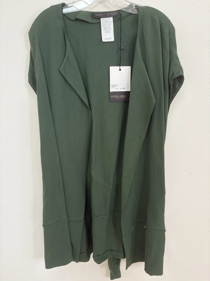 Marina Rinaldi Size 14 Ginseng Coat/ Top - Image 4 of 4