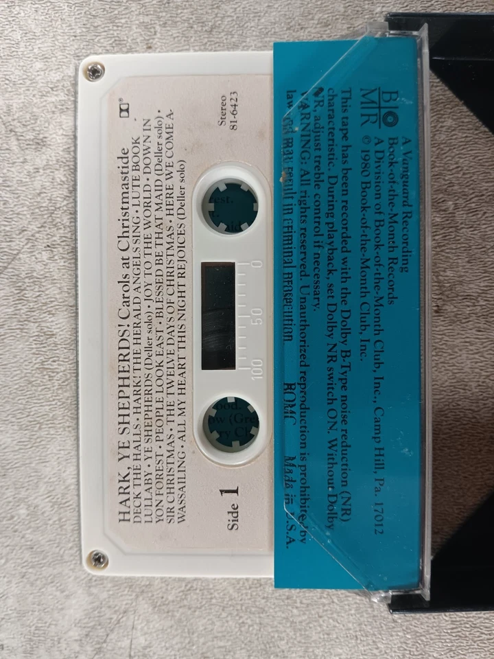 Hark, Ye Sheperds Audio Cassette Carols at Christmastide - Image 4 of 4