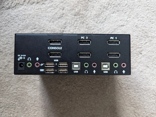 Startech 2 Port KV Switch With Dual Displayport 4k 60Hz