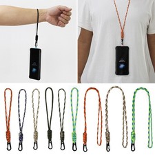 Short Wrist Strap Neck Lanyard Keychain Key/ID/Cell Phone Holder Strap With Clip