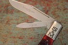 2007 Queen Schatt & Morgan Cutlery USA Red Bone Grand Daddy Barlow Knife NIB — photo 6
