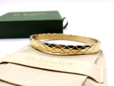 D Louise Timeless Bangle M/L Gold Plated Bracelet