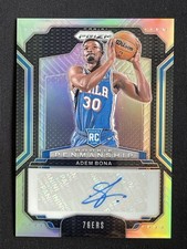 Adem Bona 2024-25 Panini Prizm Rookie Penmanship Silver Auto RC #RPE-ADB -78z