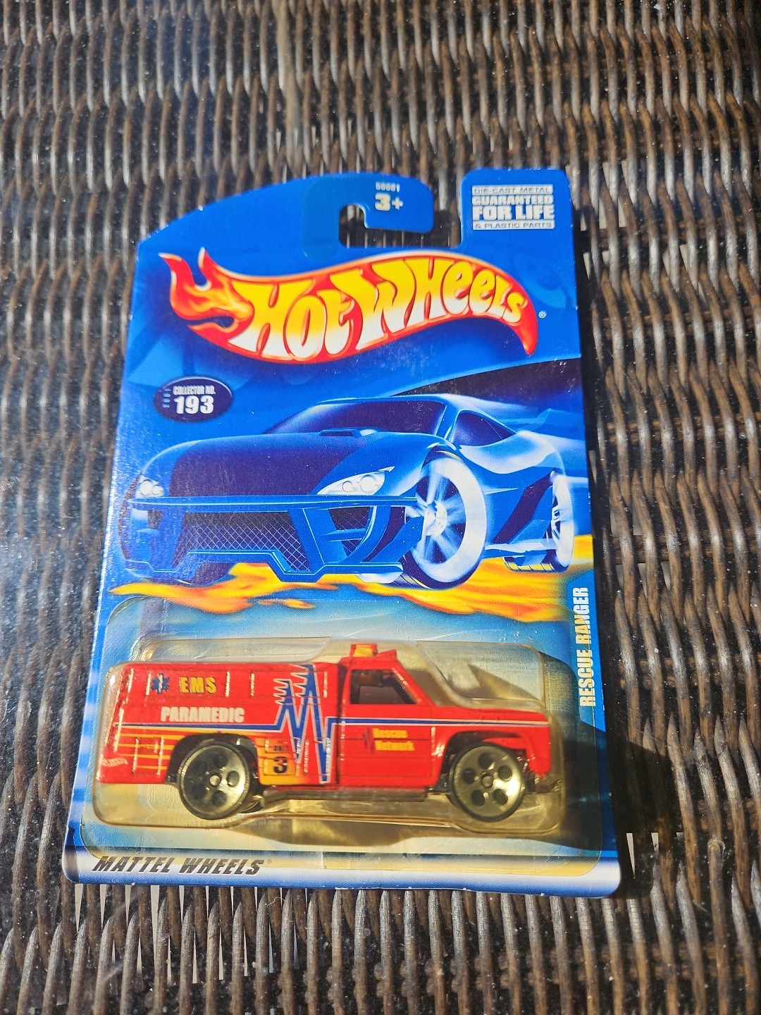 2001 Hot Wheels Mainline/Collector #193 RESCUE RANGER EMS Paramedic Red w/5DotSp