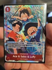 Ace & Sabo & Luffy (Alternate Art) OP13-007 Carrying On His Will Foil