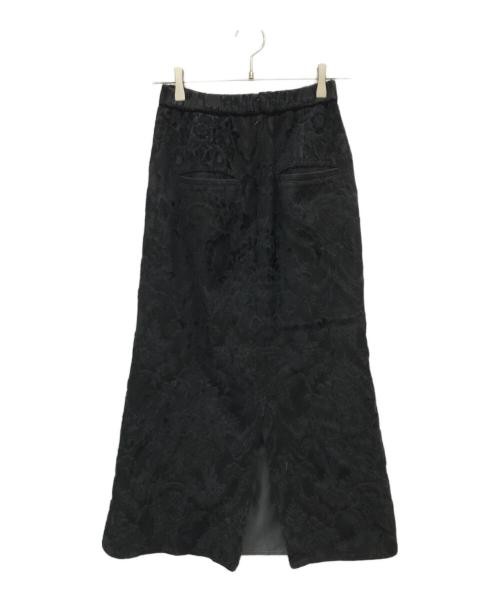 Ameri                    JACQUARD SKIRT black 013… - image 2