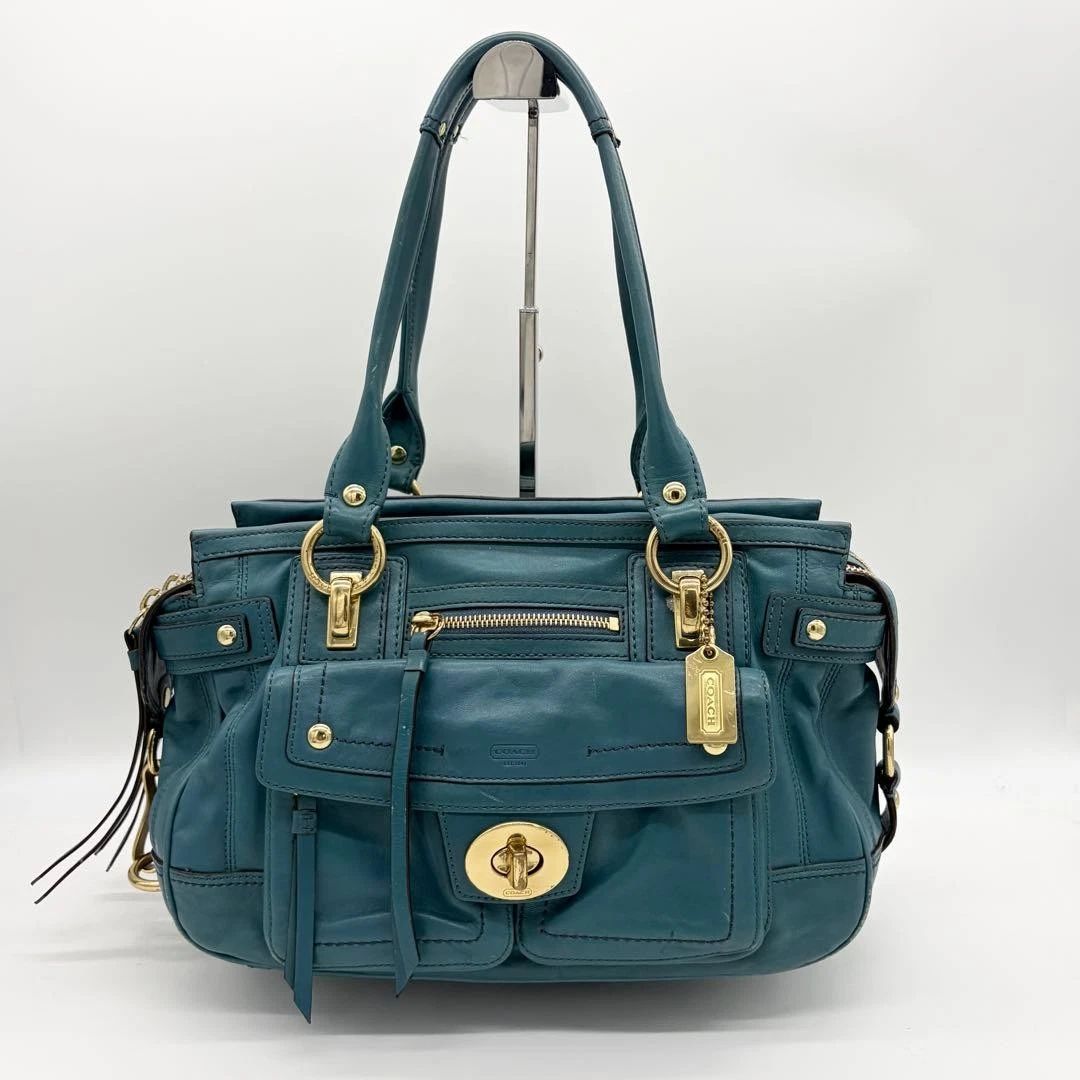 Coach Legacy Turn Lock Satchel/Top Handle Bag Handbags & Bags for
