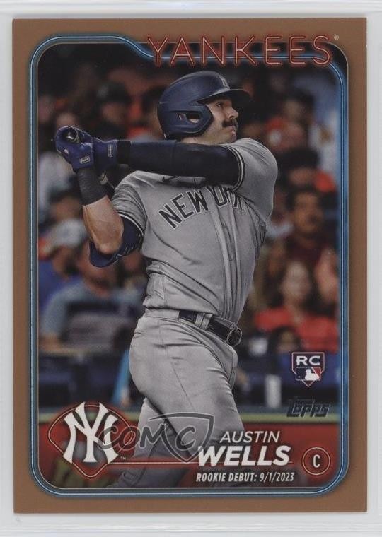2024 Topps Update Rookie Debut Gold 971/2024 Austin Wells #US325 19jf