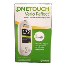 OneTouch Verio Reflect Blood Glucose Monitoring System Bluetooth Exp 09/27 New