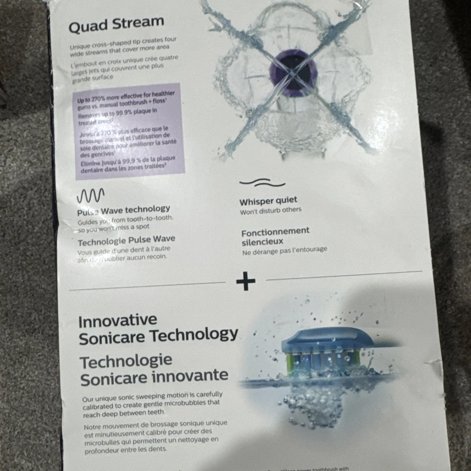 Sistema de cepillo de dientes eléctrico y hilo dental Philips Sonicare 7000 HX3921/40 Foto 3 de 3