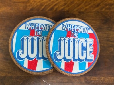 Wheeze The Juice Wheezin' The Juice Encino Man California Man Coaster Set of 4